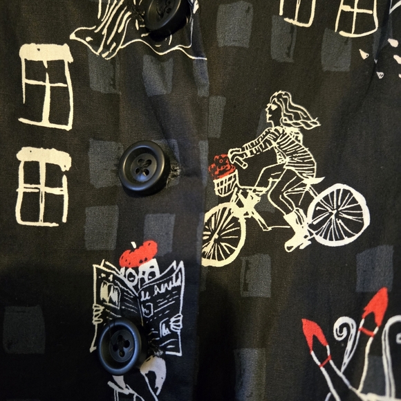 Modcloth patterned sleeveless dress 1x - Picture 1 of 4